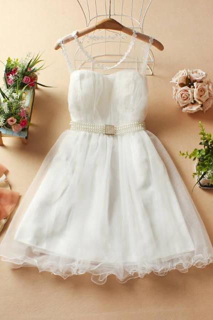 Fashon And Sweet Princess Dress - White