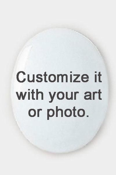 Custom Porcelain Cabochon Findings Supply Crafting 40x30mm With Your Photo Or You Own Design