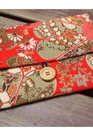 Japan Red Fabric Ipad Mini Case Cover Sleeve
