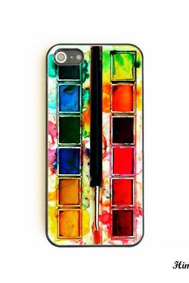 Watercolor paint kit case for iphone 5 5s