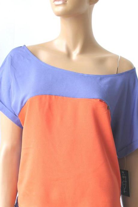 two colors women's top
