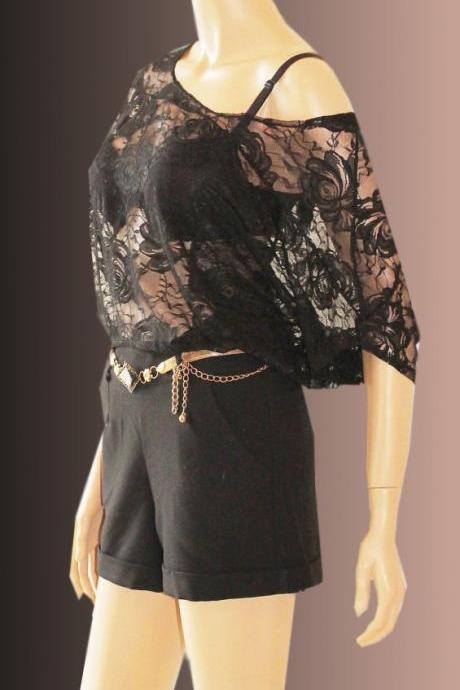women's elegant lace top