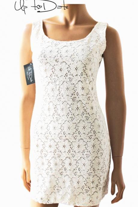 elegant cotton lace dress