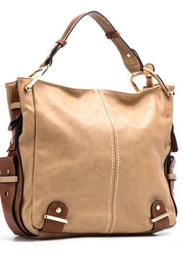 Beige Handbag. Tan Brown Handbag. Taupe Handbag. Leather Tote. Messenger Handbag. Leather Hobo. Leather Handbag. Satchel. Leather Purse.