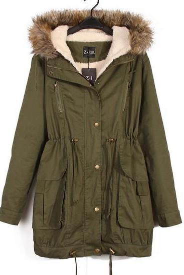 Warm Winter Coats For Women In Green
