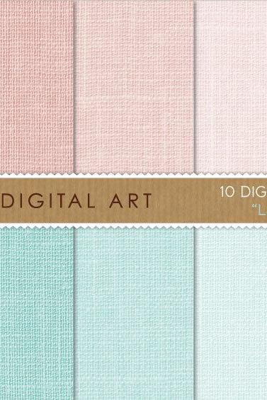 Digital Papers - Linen - Vintage