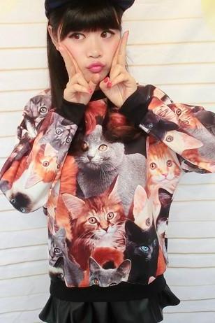 Cute Kitties Fleece Sweater