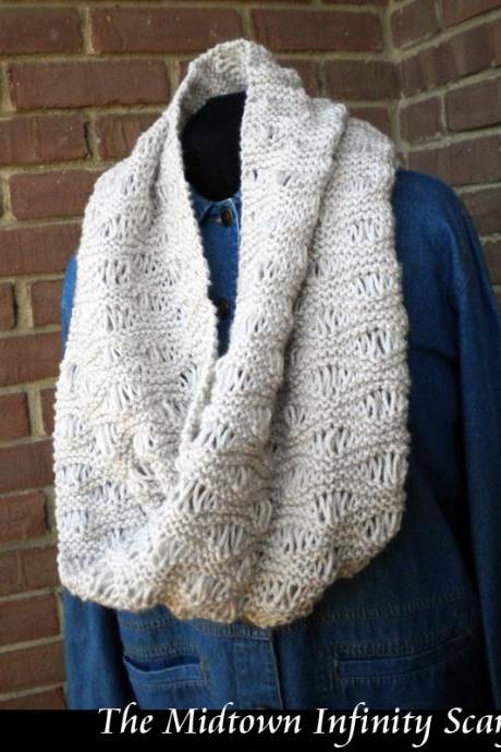 The Midtown Infinity Scarf Knitting Pattern