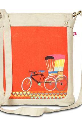 India Circus Jalebi Cycle Ride Bag, Perfect Gift Cycle Ride Hand Bag for Unisex Adult. Your BF, GF, Husband, Wife will love it.