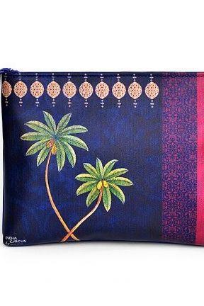 India Circus Tamara Grooving Palms Utility Pouch, Perfect Gift Cycle Ride Hand Bag For Unisex Adult. Your Bf, Gf, Husband, Wife Will Love It.