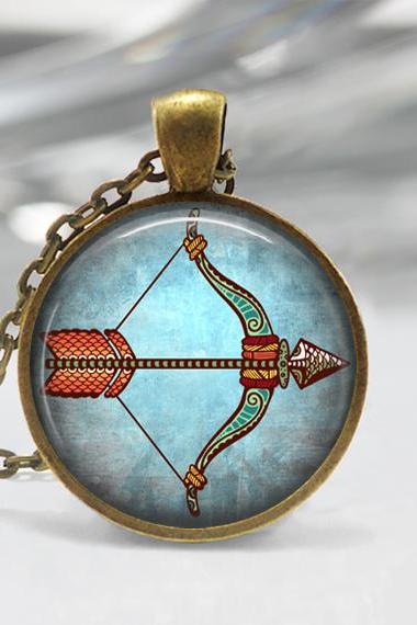 Sagittarius Zodiac Glass Pendant -sagittarius Zodiac Jewelry -zodiac Necklace - Art Pendant -zodiac Necklace -zodiac Charm,astrology Pendant