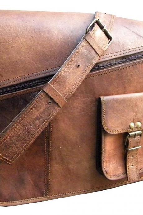 leather satchel messenger bag