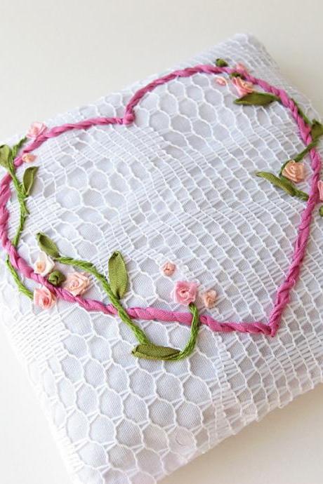 Pink Heart Lavender Sachet