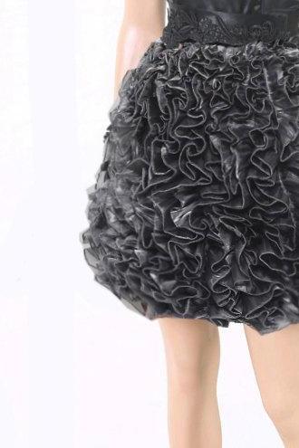 Organza /Cocktail / Evening / bridal/ weddings party/ prom / fluffy ruffles/ mini skirt