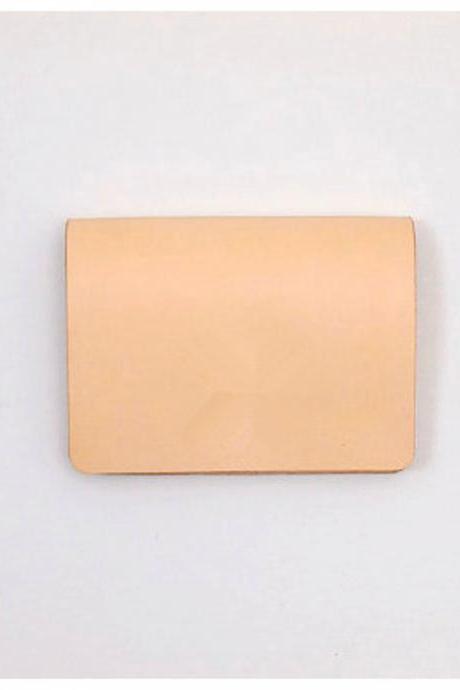 Handmade leather purse / Leather Wallet / gift wallet / Minimalist Wallet / Free Wallet --T75