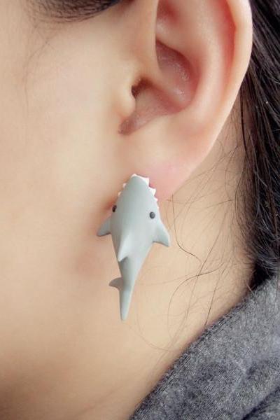 Shark Bite You Cute Earrings
