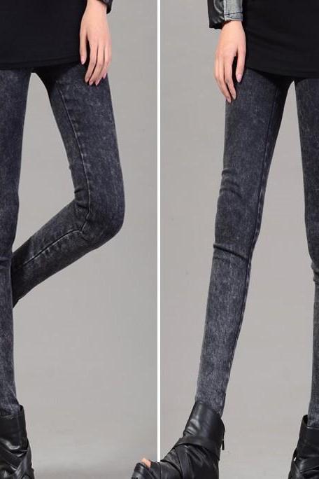 New Fashion Ghost Pattern Girl's Thickening Leggings