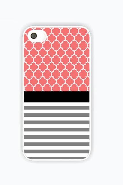 Carol and Grey Stripes Pattern - Iphone 5/5s Case