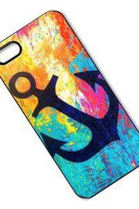 S5Q New fashion Sailor Anchor vintage Hard back case cover For Apple iphone 5 5s AAACQZ