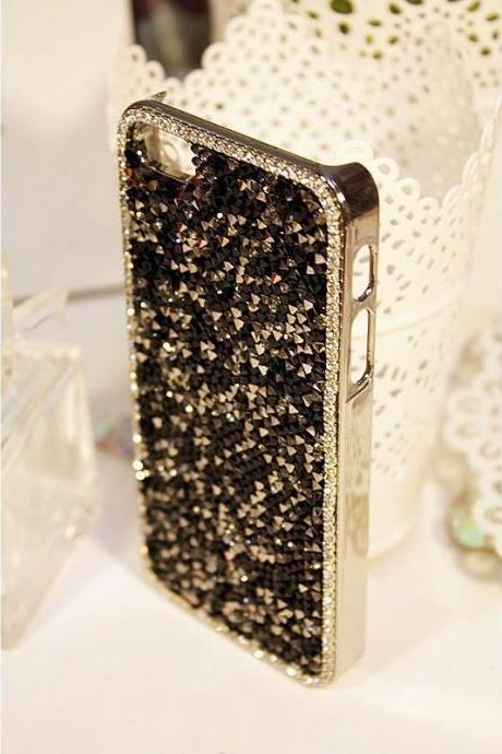 Luxury Crystal Bling Rhinestone Hard Back Case Cover For iPhone 4 4S Top quality diamond Case For iPhone 4