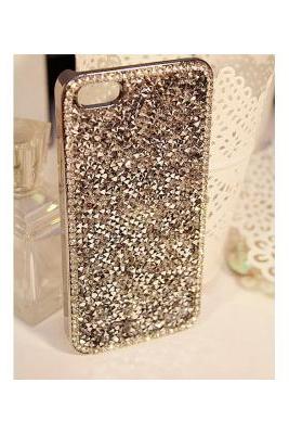 Luxury Crystal Bling Rhinestone Hard Back Case Cover For iPhone 4 4S Top quality diamond Case For iPhone 4