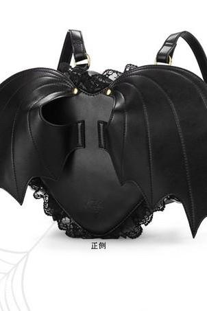 2014 Gothic Lolita Bat Wing Backpack