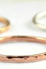 Reflection Stacking Ring: Textured Ring / 14K Gold-filled ring / dainty ring / simple ring / gold ring / silver ring / skinny ring