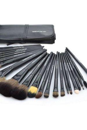 Professional 24 PCS Makeup Brush Set Make-up Toiletry Kit Wool Brand Make Up Brush Set Case