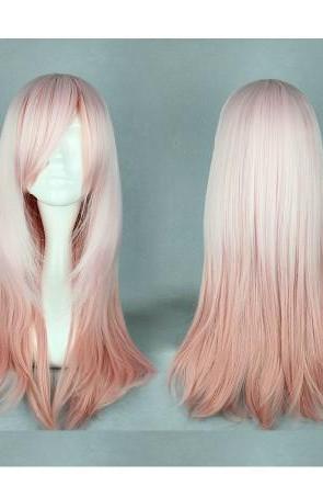 Harajuku Gradient Cosplay Pink Wig