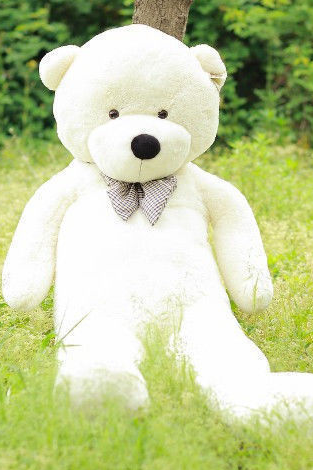 Stuffed Teddy Bear Giant Big Cute Beige/Brown Plush Huge Soft Cotton Toy 120cm/47'