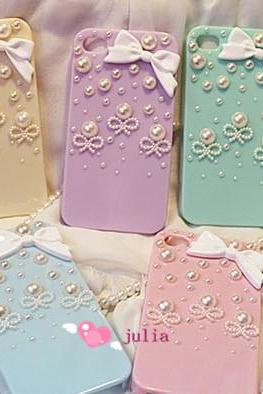 Lace Case Pearl Case Bling Bling Case Simple Classy Case Iphone 4/4s/5/5s/5c