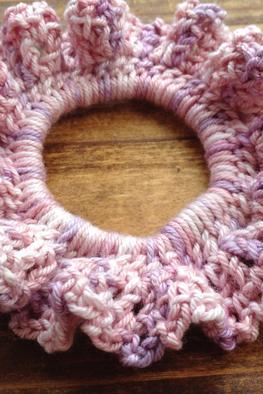  Pink Lavender Vintage Lacey Cotton Hand Crochet Hairband
