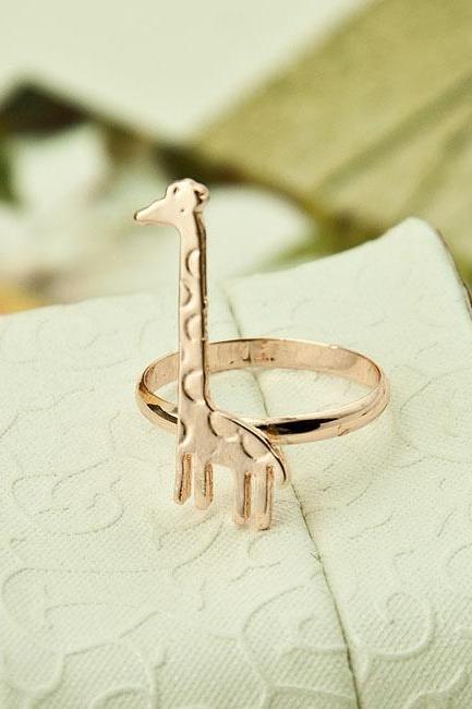 Giraffe Ring Jewelry Ring Little finger ring