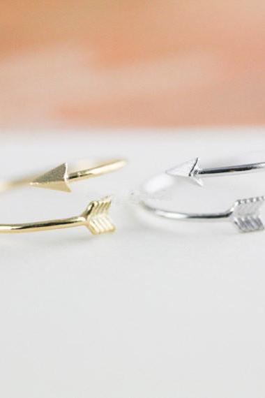 Arrow Ring Jewelry Ring ，gold Ring ,silver Ring