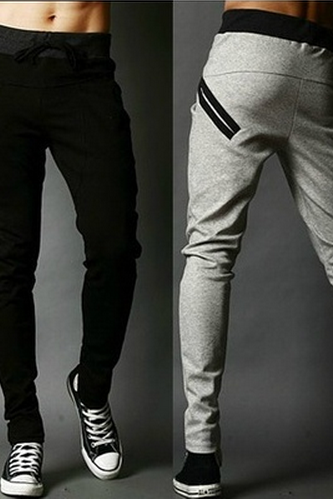 Hot New black gray HOT Men Casual Harem Baggy Hip Hop Dance Sport Sweat Pants Trousers Slacks
