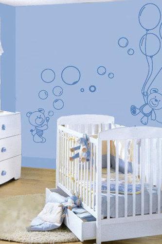 Nursery Wall decals - Little bears and balloons for housewares
