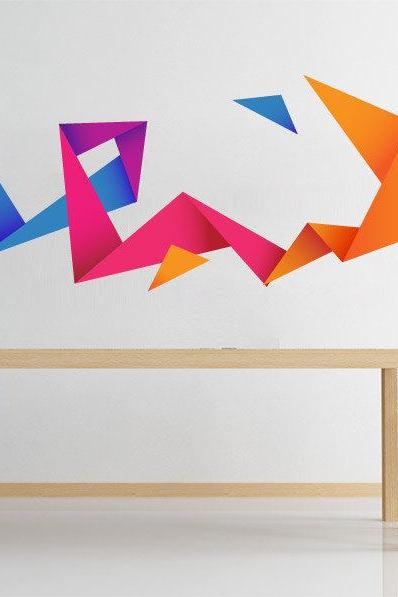 Origami Bird Wall Decal Sticker for housewares - Origami Decor
