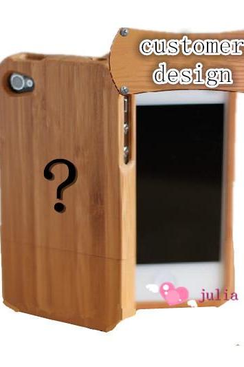 Customer Design Wood Case Bamboo Case Iphone 4/4s/5/5s/5c,samsung S3/s4 Case, Samsung Note 2/note 3 Case