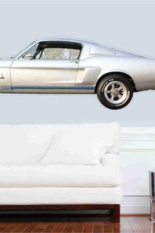 Muscle Car 1967 Shelby Mustang GT 350 Wall Art/ Vinyl Sticker