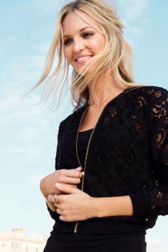 Chic Black or Pink Vintage Style Lace Jacket