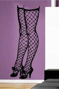 Sexy Stockings Decal Sticker Wall Art Graphic