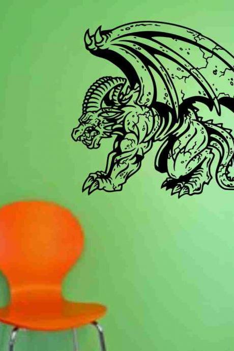 Gargoyle Version 103 Decal Sticker Wall Art Graphic Dragons Cartoon