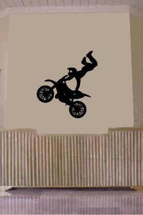 Dirtbike Rider MX X Games Version 103 Decal Sticker Wall
