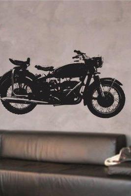 Harley Motorcycle Wall Decal Sticker