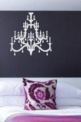 Crystal Chandelier Wall Decal Sticker