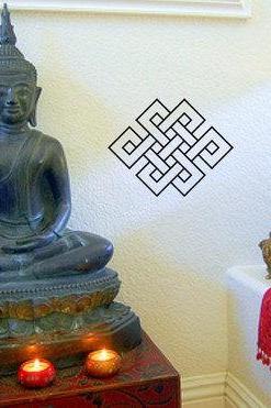 Small Endless Knot Wall Decal Sticker