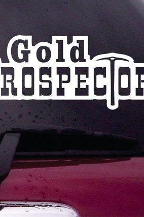 Gold Prospector Decal Sticker Vinyl Decal Sticker Art Graphic Stickers Laptop Car Window