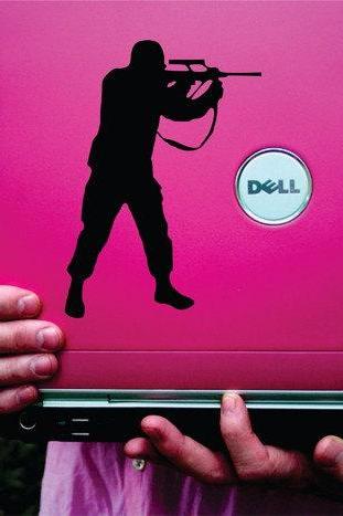 Soldier Vinyl Decal Sticker Art Graphic Sticker Laptop Car Window
