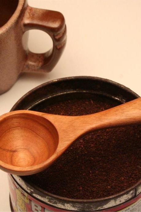 Wooden coffee scoop and measuring spoon 1 tablespoon