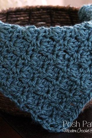 Crochet Pattern Easy Baby Blanket - Basket Stuffer Crochet Pattern - Elegant Baby Wrap - Pdf 173